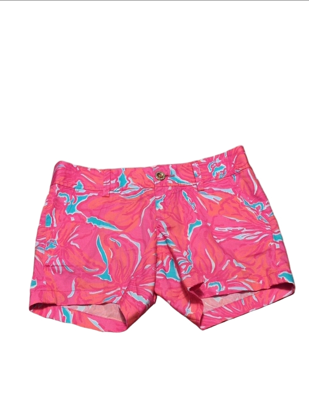Lilly Pulitzer Pink The Callahan Shorts Size 0